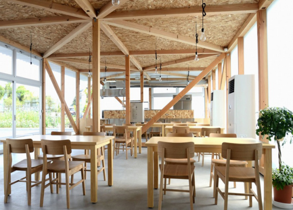 Ekspos Struktur Kayu di Atap